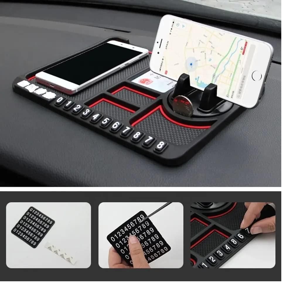 Multifunction Phone GPS Holder Anti-Slip Silicone Pad Mobile Holders