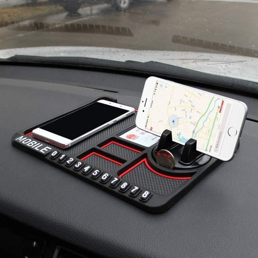 Multifunction Phone GPS Holder Anti-Slip Silicone Pad Mobile Holders