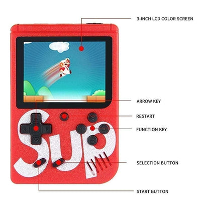 400 in 1 Sup Video Games Portable, Led Screen and USB Rechargeable,