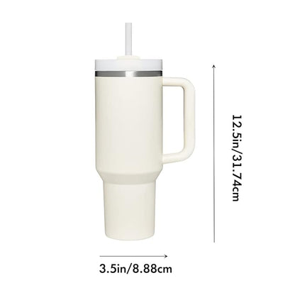 Stainless Steel Tumbler with Lid and Straw Vacuum Insulated Tumbler | 1200 ML